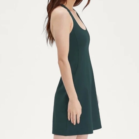 Girlfriend Collective Womens Small Light Green Paloma Racerback Workout Dress - Picture 3 of 11